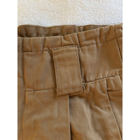 Stradivarius Tapered Leg Cargo Pants Tan Brown US Size XS Belt Loops - Picture 13 of 16